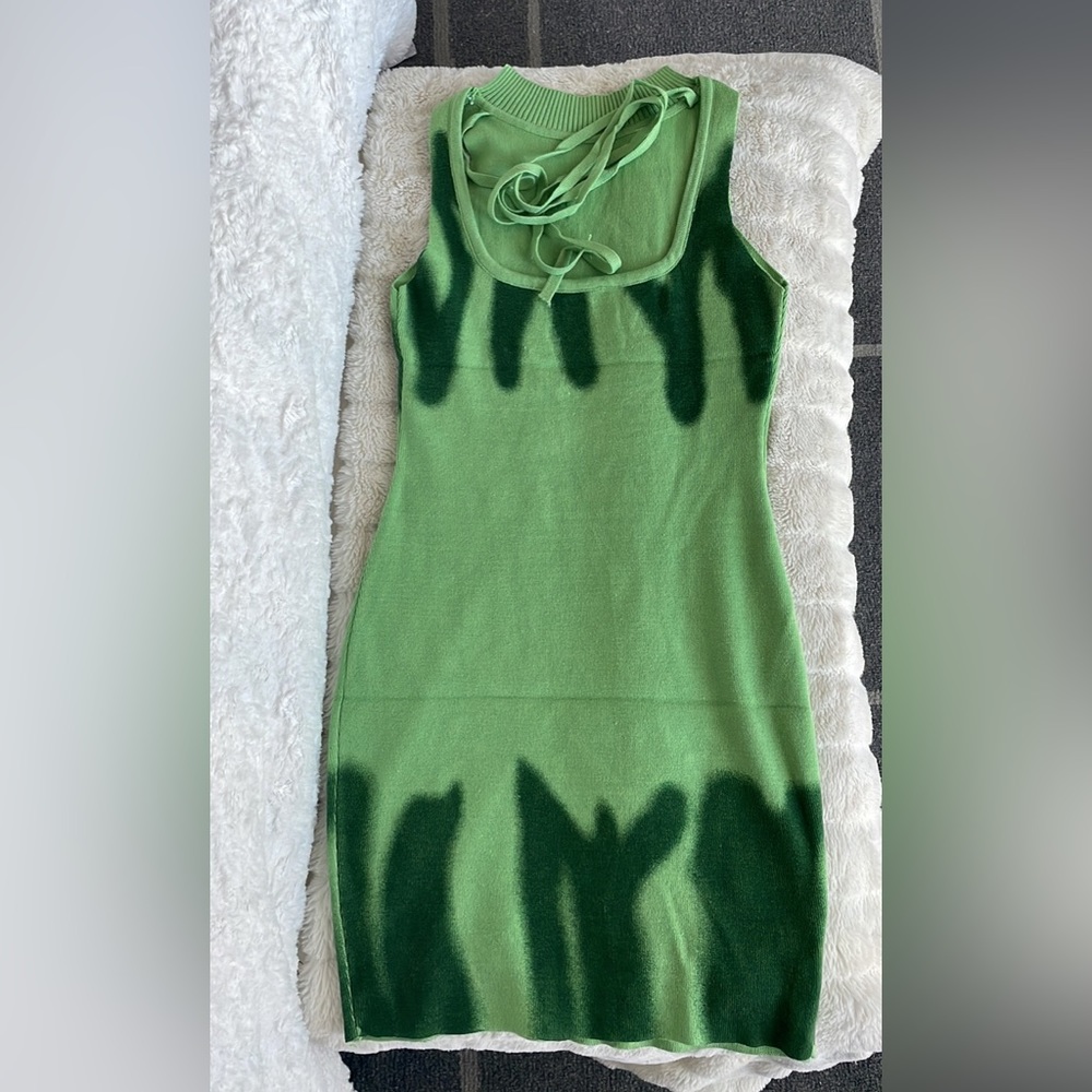 Green dress from hazel boutique